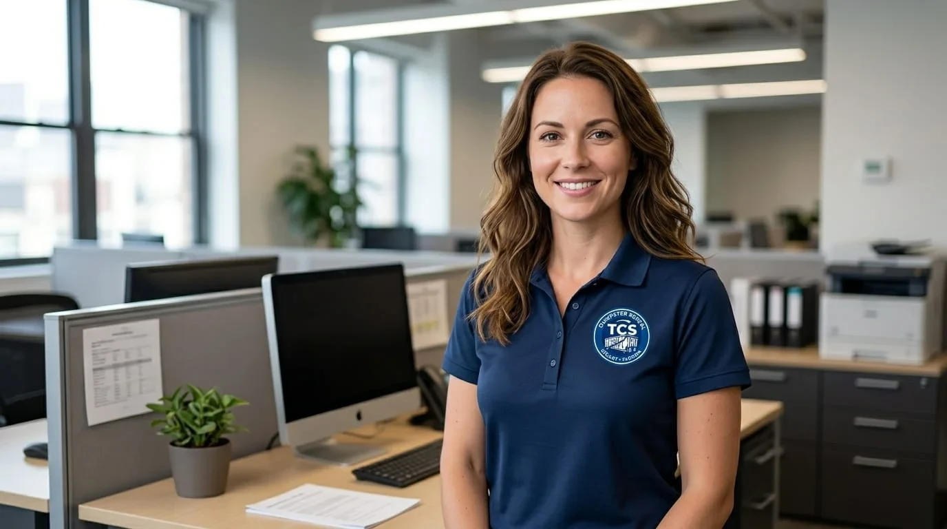 Brooke Ferraro, Office Administrator at TCS Dumpster Rental in Stuart, FL Brooke Ferraro, Office Administrator at TCS Dumpster Rental in Stuart, FL